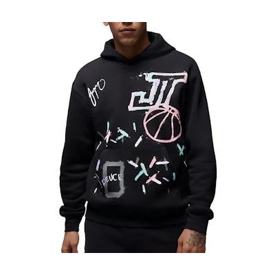Jordan Tatum Black Lightweight Graphic Pullover Hoodie HF3951-010