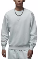 Jordan Tatum Crewneck Sweatshirt Cedar Light Blue Gray HF7846-028 Jordan Tatum Crewneck Sweatshirt Cedar Light Blue Gray HF7846-028