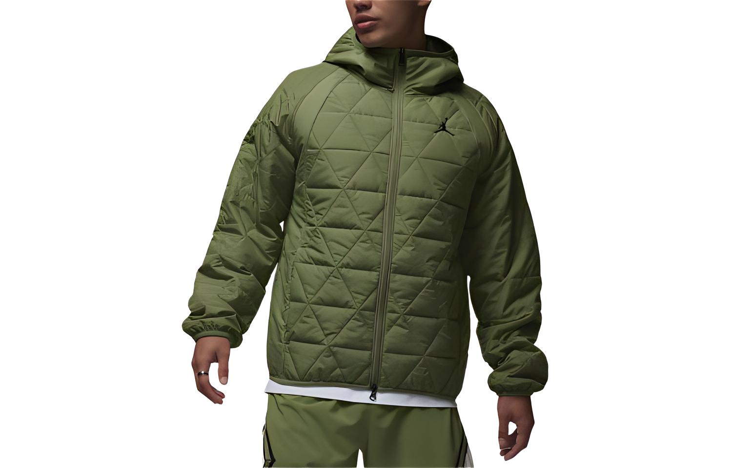 Jordan Therma-FIT Logo Hoodie Jacket Light Olive FD2637-340