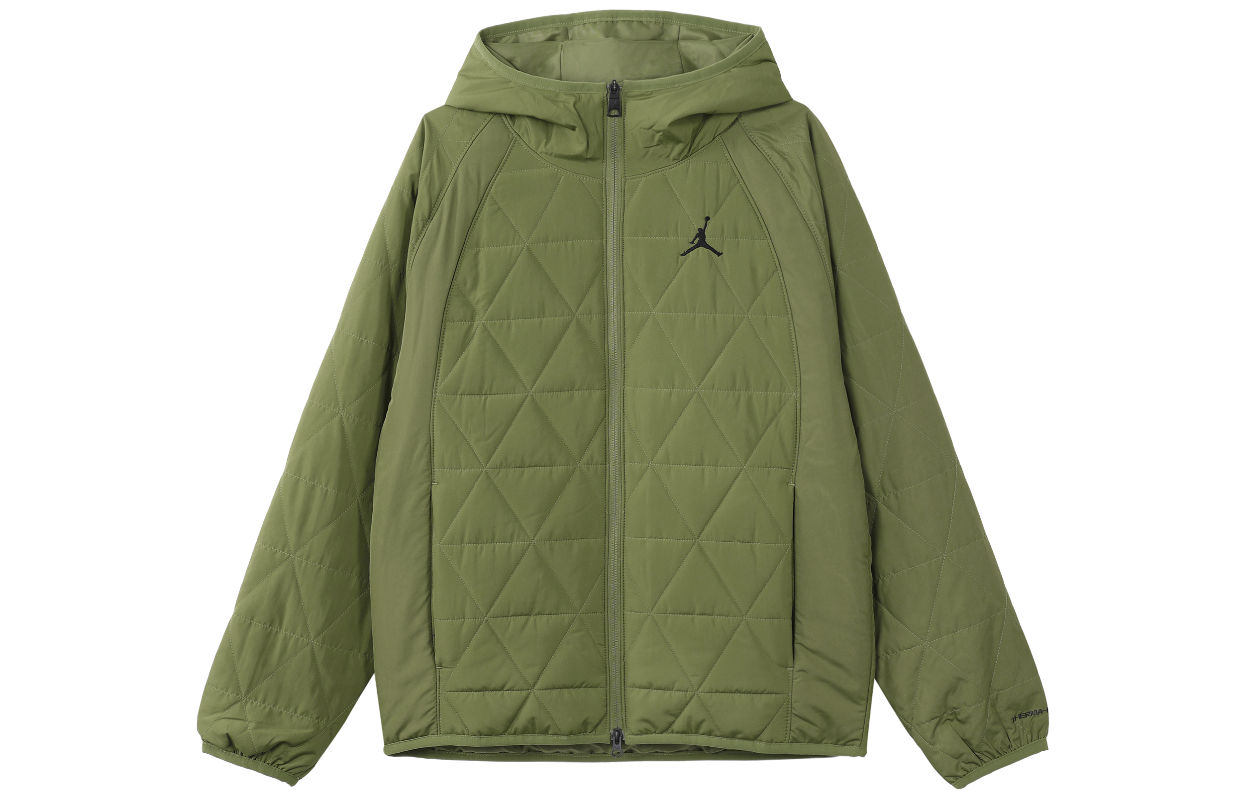 Jordan Therma-FIT Solid Hoodie Jacket Light Olive Yellow FD2638-340