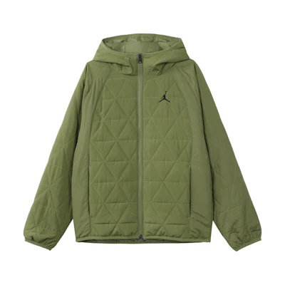 Jordan Therma-FIT Solid Hoodie Jacket Light Olive Yellow FD2638-340