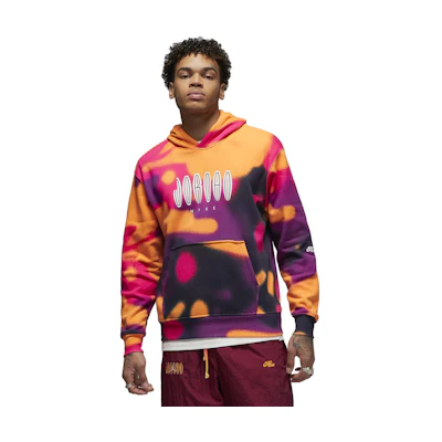 Jordan Tie-Dye Letter Print Pullover Hoodie Men’s Multicolor DV4587-705