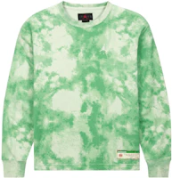Jordan Tie-Dye Logo Printed Crewneck Sweatshirt Green Long Sleeve DR3102-316 Jordan Tie-Dye Logo Printed Crewneck Sweatshirt Green Long Sleeve DR3102-316