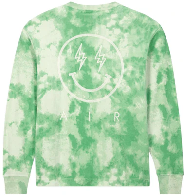 Sweatshirt Jordan Hijau Lengan Panjang Tie-Dye Logo Crewneck untuk Lelaki DR3102-316 Lookbook Sweatshirt Jordan Hijau Lengan Panjang Tie-Dye Logo Crewneck untuk Lelaki DR3102-316