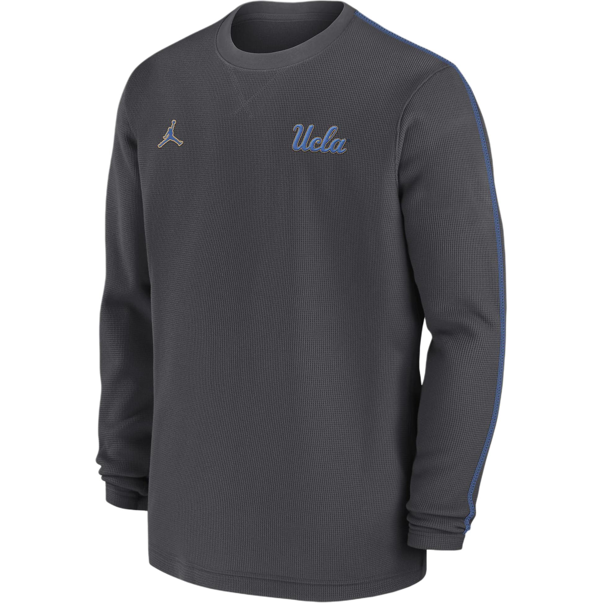 Jordan UCLA Bruins Crewneck Sweatshirt Anthracite - Warm, Breathable Sportswear CLF24PT02FAN4V-UCL