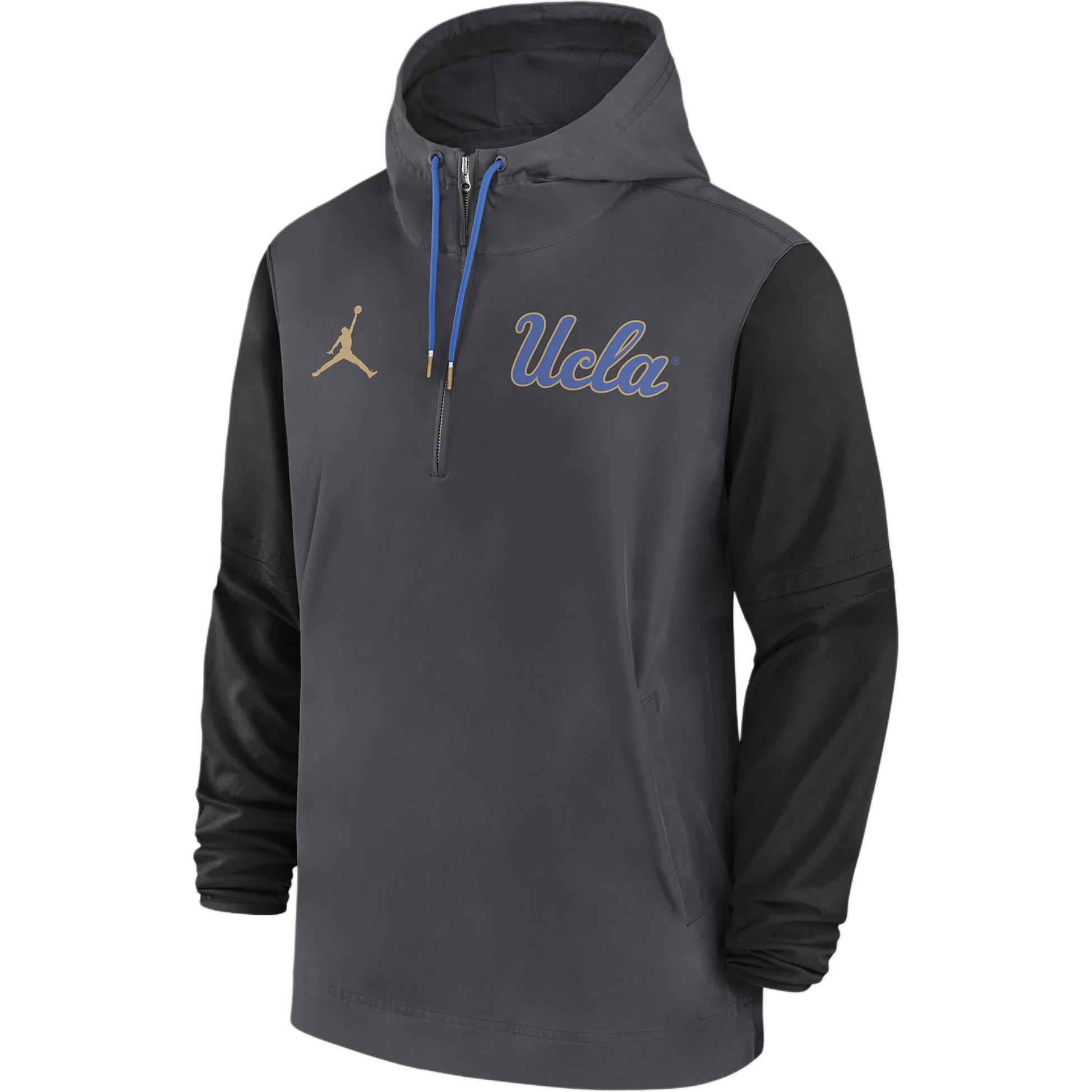 Jordan UCLA Bruins Sideline Pre-Game Hoodie Jacket Men’s Smoke Grey 02EZ466MUCL-JL0