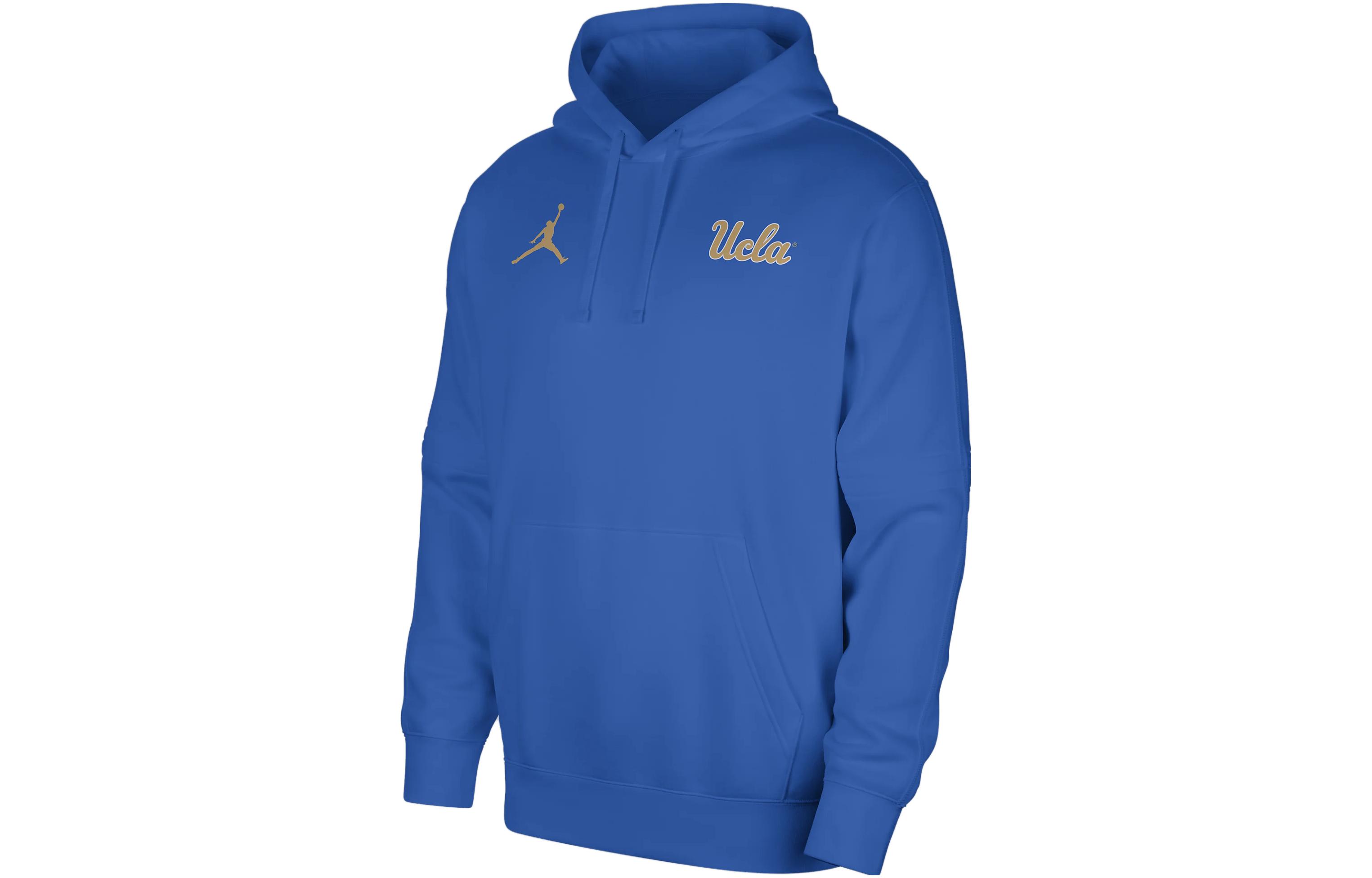 Jordan UCLA Club Fleece Logo Pullover Hoodie Blue DZ8785-403