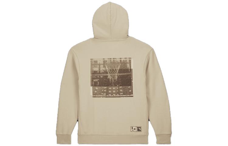 Jordan Union SS23 Retro Fleece Basketball Print Drawstring Hoodie Khaki Men’s FD4244-206