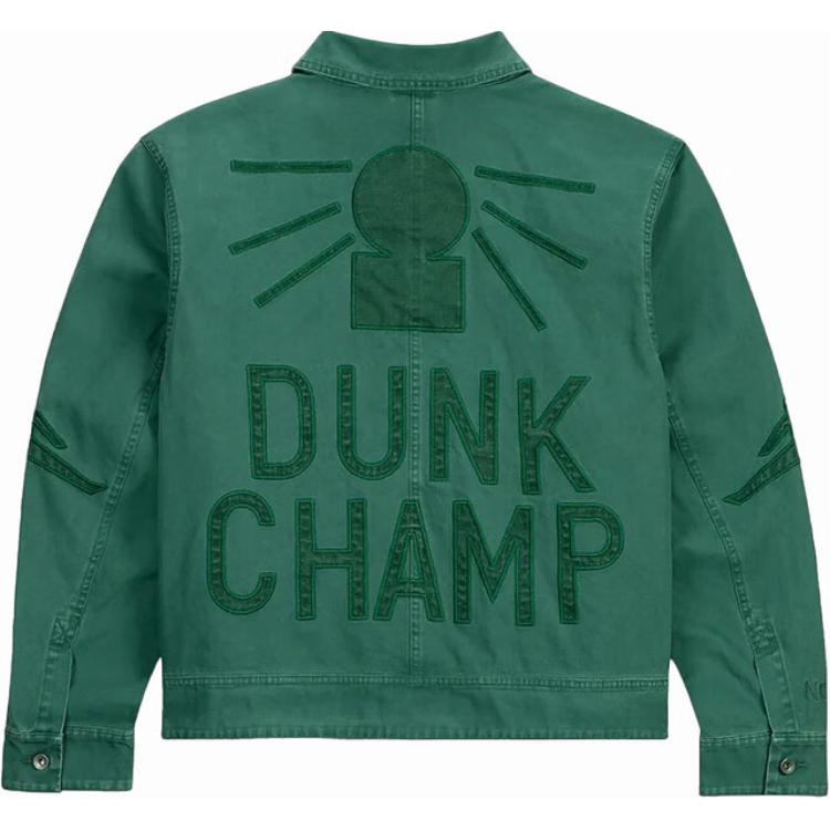 Lookbook 조던 유니섹스 우븐 트레이닝 자켓 그린 긴팔 FZ7529-398