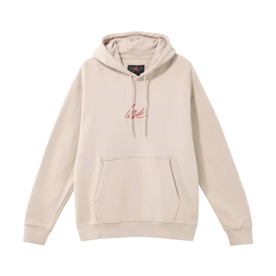 Jordan Valentine's Series Embroidered Hoodie Fossil Limestone Color FD4801-292