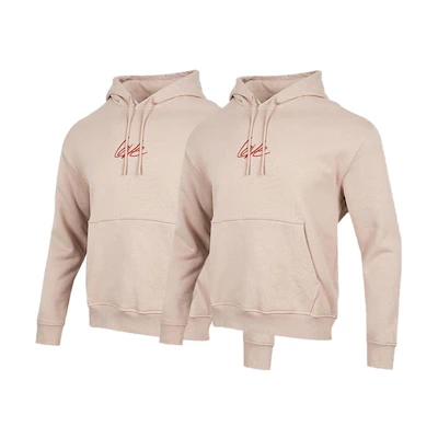 Jordan Valentine's Series Logo Embroidery Hoodie 2-Pack Fossil Lime FD4801-292-2-PACK