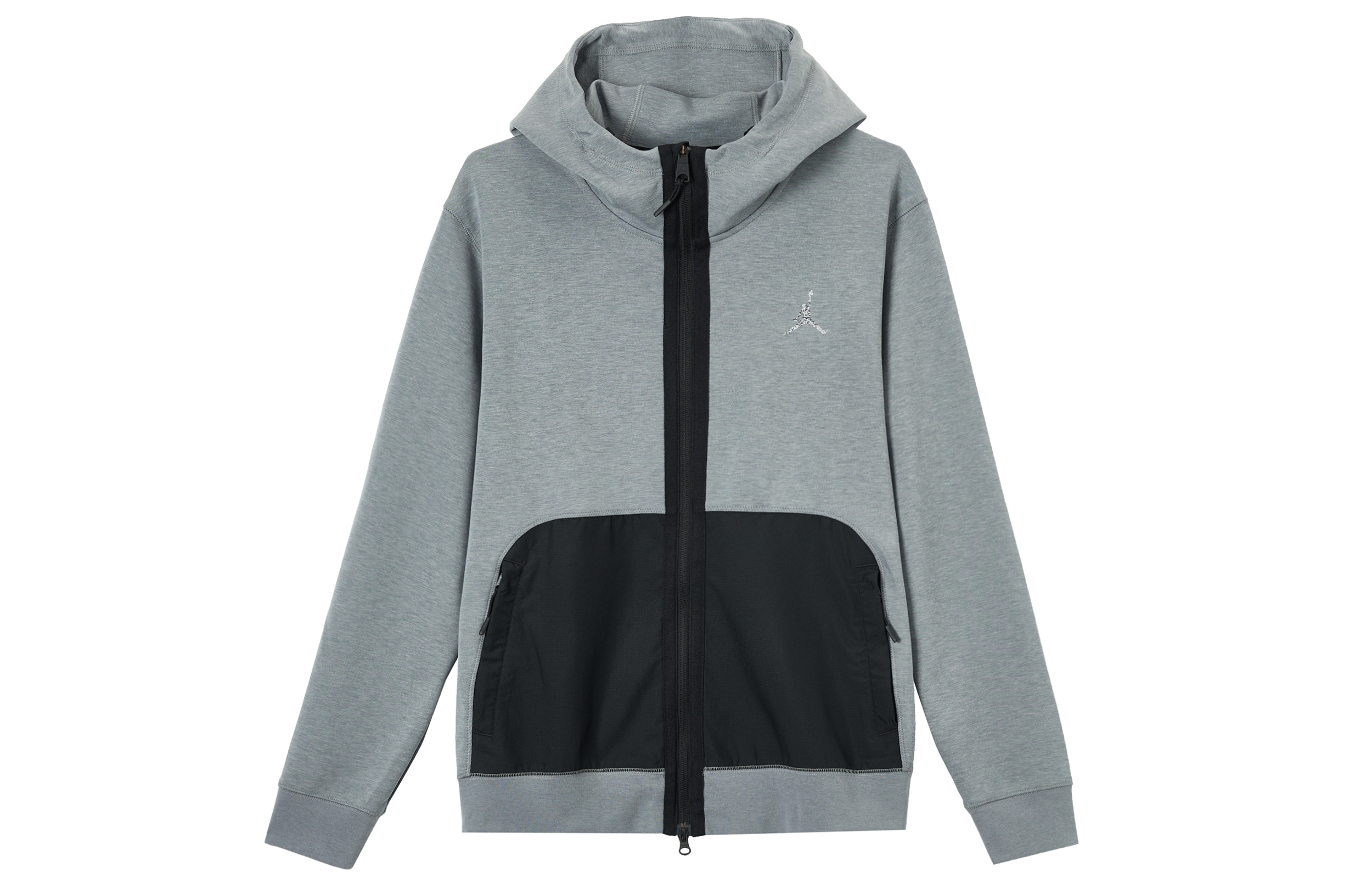 Jordan Varsity Pullover Hoodie Carbon Gray with Contrast Pocket DJ0876-091