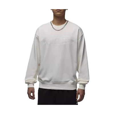 Jordan Varsity Style Soft Breathable Fleece Sweater Off-White HV9284-133