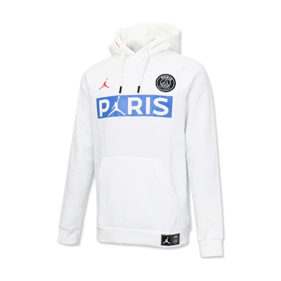 Jordan White Hoodie Letter Print Long Sleeve Sweatshirt BQ8351-100