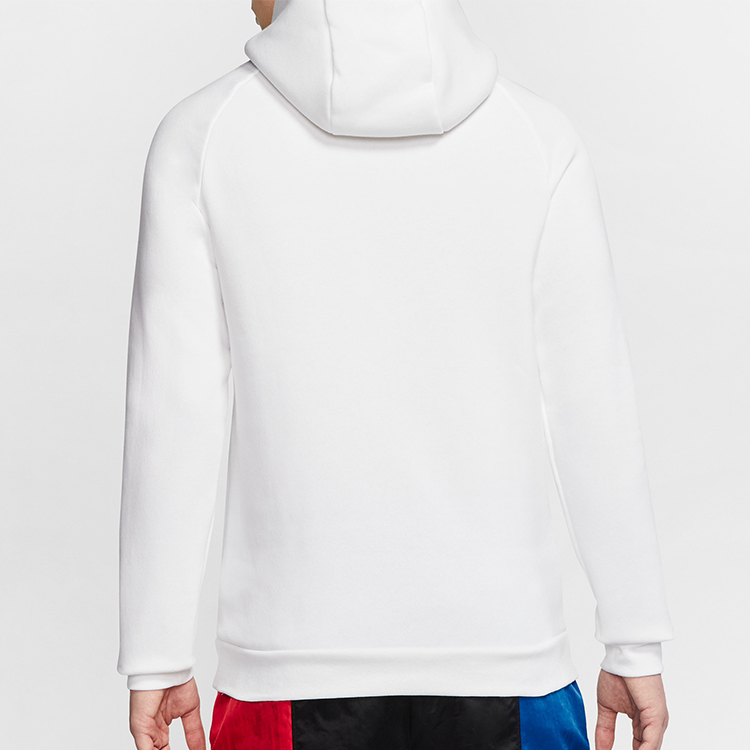 Purchase Jordan White Hoodie Letter Print Long Sleeve Sweatshirt BQ8351-100
