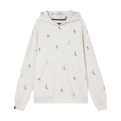Jordan White Soft Fleece Long-Sleeve Hoodie DC9708-141