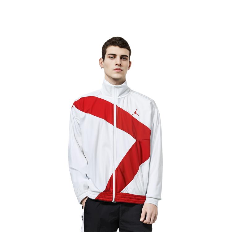 Details for 乔丹白色防风运动立领夹克 CI7916-100