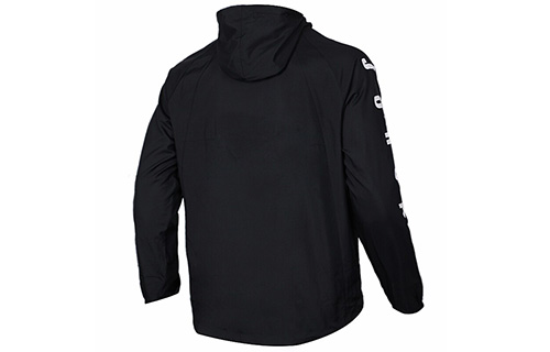 Lookbook Jaket Hooded Jordan Windbreaker Hitam Lelaki. 939969-010