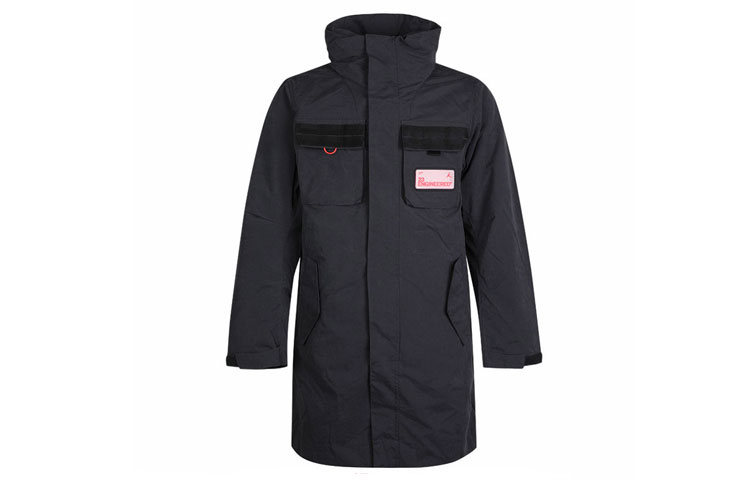 Jordan Windproof 2-in-1 Removable Liner Long Winter Jacket Black CK8909-045