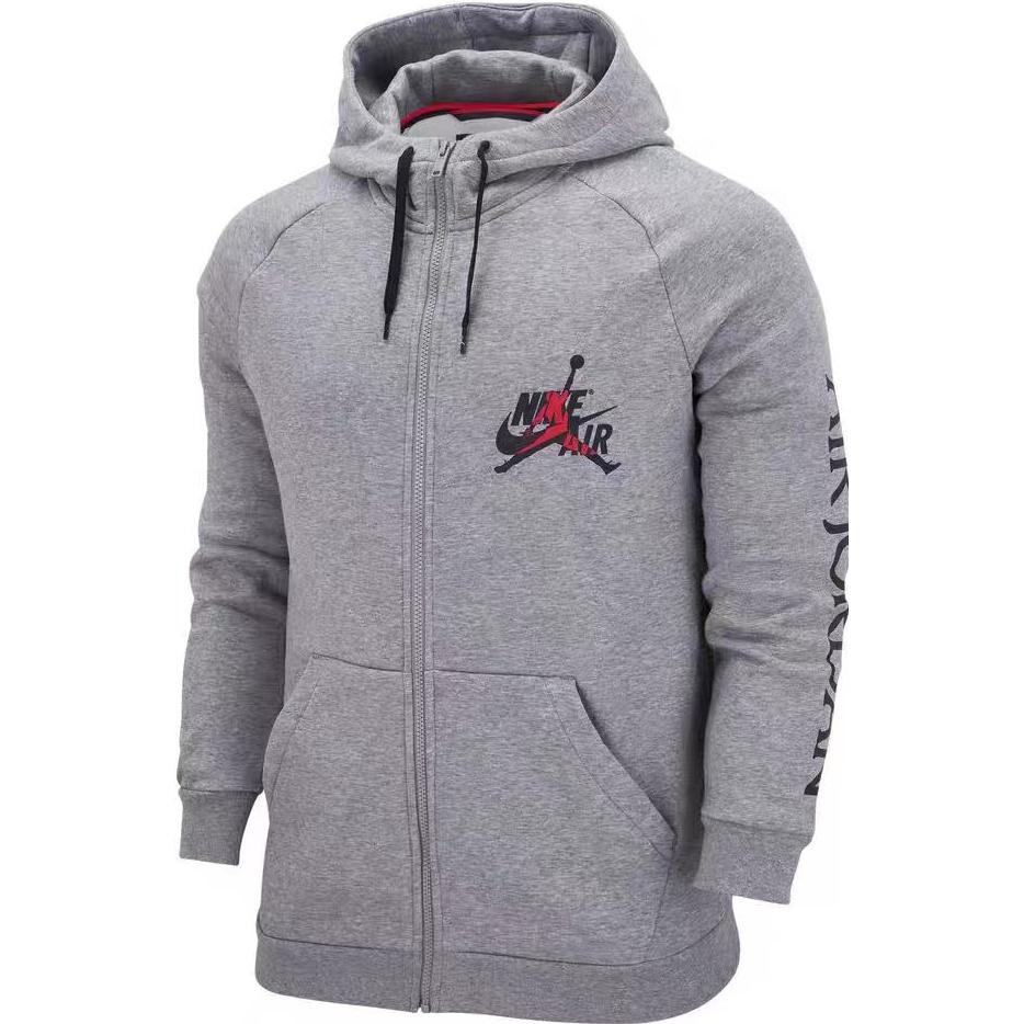Jordan Windproof Fleece Hoodie Jacket - Gray DH9507-091