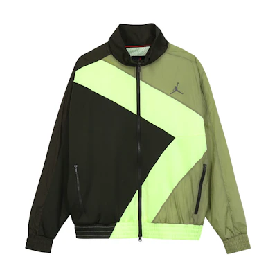 Jordan Wings Diamond Color Block Jacket Dark Green CI7916-355