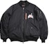 Lookbook 乔丹Wings MA-1黑色冬季男款印花飞行员夹克 AV2599-010