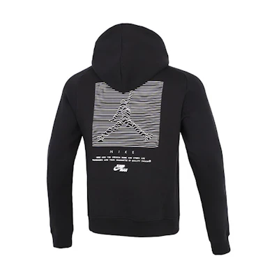 Jordan Winter Black Hoodie Casual Sportswear Fleece DJ0212-010