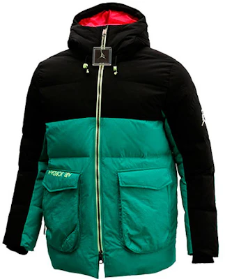 Jordan 冬季羽絨外套 黑綠拼色連帽款 CK6662-011 Buy Jordan 冬季羽絨外套 黑綠拼色連帽款 CK6662-011