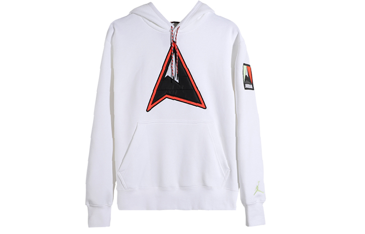 Jordan Winter Utility Fleece Pullover Hoodie White Casual CT3490-100