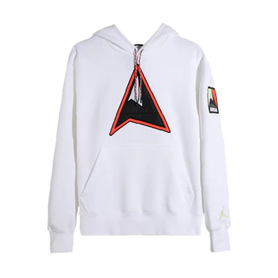 Jordan Winter Utility Fleece Pullover Hoodie White Casual CT3490-100