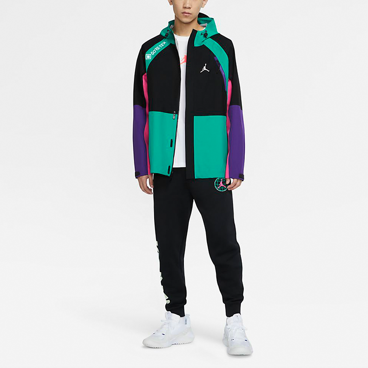 Shop 조던 겨울 유틸리티 고어텍스 블랙 캐주얼 스포츠 후드 자켓 CT3339-010