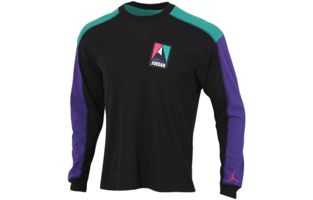 Jordan Winter Utility Logo Retro Crewneck Sweatshirt Black () CT3382-010