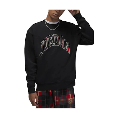 Jordan Wool Crewneck Long Sleeve Sweatshirt Black DV1574-010