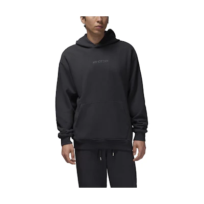 Jordan Wordmark Embroidered Letter Sweatshirt Black FJ1966-045