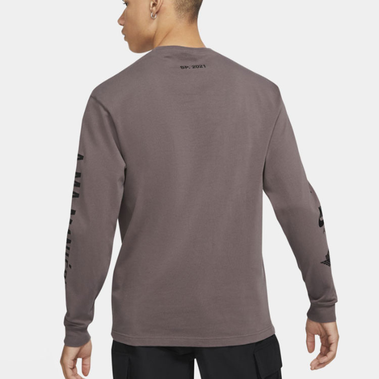 Purchase 乔丹 x A Ma Maniére Air Jordan 3 标志长袖T恤 Mars Stone CV3449-281