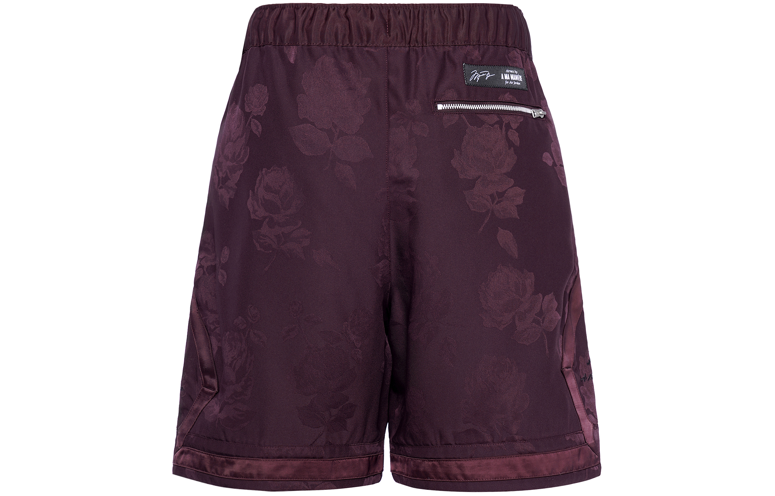 Lookbook 乔丹 x A Ma Maniére 联名款 印花抽绳短裤 Asia Red 男士休闲装 DJ9755-652