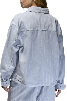 Jordan x A Ma Maniére 聯名款條紋長袖外套 中性 輕裝藍色 HF4354-440 Lookbook Jordan x A Ma Maniére 聯名款條紋長袖外套 中性 輕裝藍色 HF4354-440