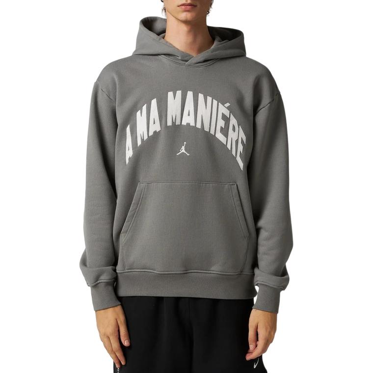 Jordan A Ma Maniére FW24 Logo Hoodie Unisex Grey HF0540-029 圖 4
