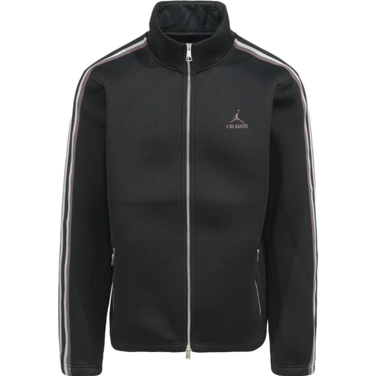Jordan x A Ma Maniére Logo Embroidered Woven Track Jacket Unisex Black DX5652-010