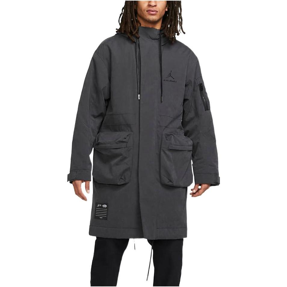 Details for 乔丹 x A Ma Maniére 灰色秋季宽松连帽风衣 DJ9757-010