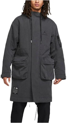 乔丹 x A Ma Maniére 灰色秋季宽松连帽风衣 DJ9757-010 Details for 乔丹 x A Ma Maniére 灰色秋季宽松连帽风衣 DJ9757-010