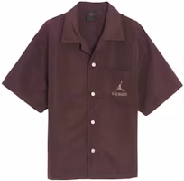 Jordan x A Ma Maniére Red Embroidered Logo Utility Short Sleeve Shirt Unisex Asia Edition DV7461-263 Jordan x A Ma Maniére Red Embroidered Logo Utility Short Sleeve Shirt Unisex Asia Edition DV7461-263