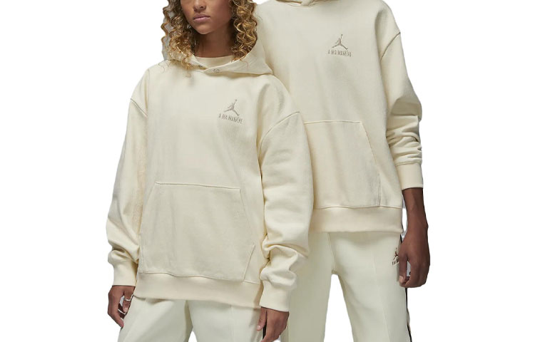 Jordan A Ma Maniére SS23 Embroidered Logo Hoodie Off-White Unisex US Edition DV7455-113 圖 2