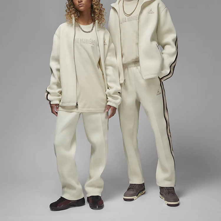 Jordan A Ma Maniére SS23 Neutral Logo Embroidered Retro Colorblock Jacket Sail DX5652-113 圖 4