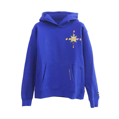 Jordan All-Star Artist Retro Sweatshirt Blue Vintage Print Pullover CW1121-495