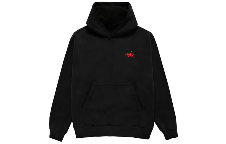 Jordan x Awake NY SS24 Logo Embroidered Hoodie Black  Long Sleeve Casual. FQ5444-010
