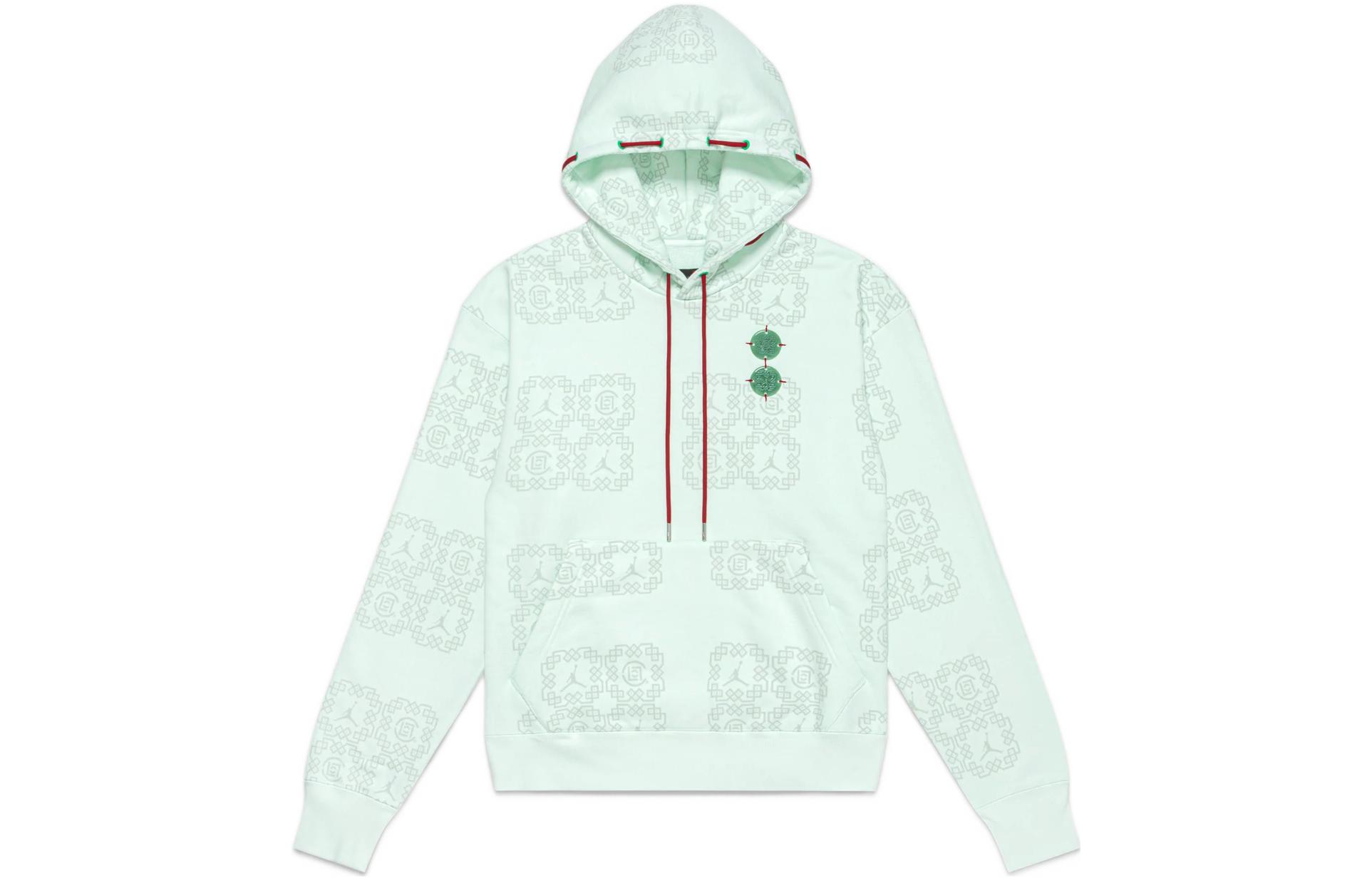 Jordan CLOT Jade Stone Logo Hoodie Green ( US Edition) DO0007-394