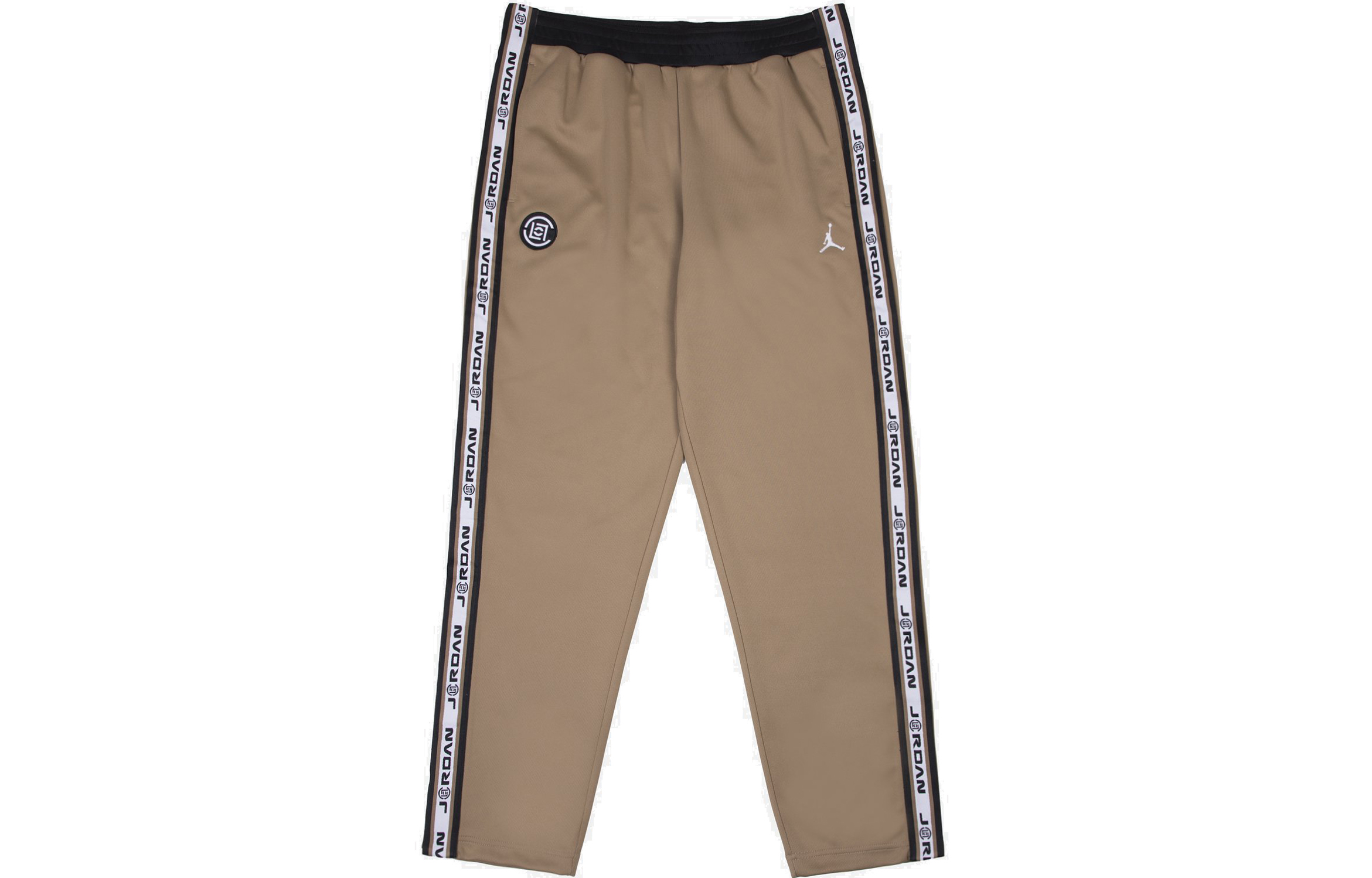 Order Pantalones de chándal Jordan x CLOT Logo Knit Tan Estilo Retro. AR8404-213