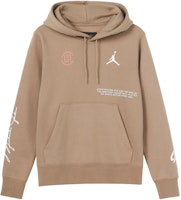 Jordan x CLOT Logo Print Pullover Hoodie Asia Cantina Brown () AR8396-213 Jordan x CLOT Logo Print Pullover Hoodie Asia Cantina Brown () AR8396-213