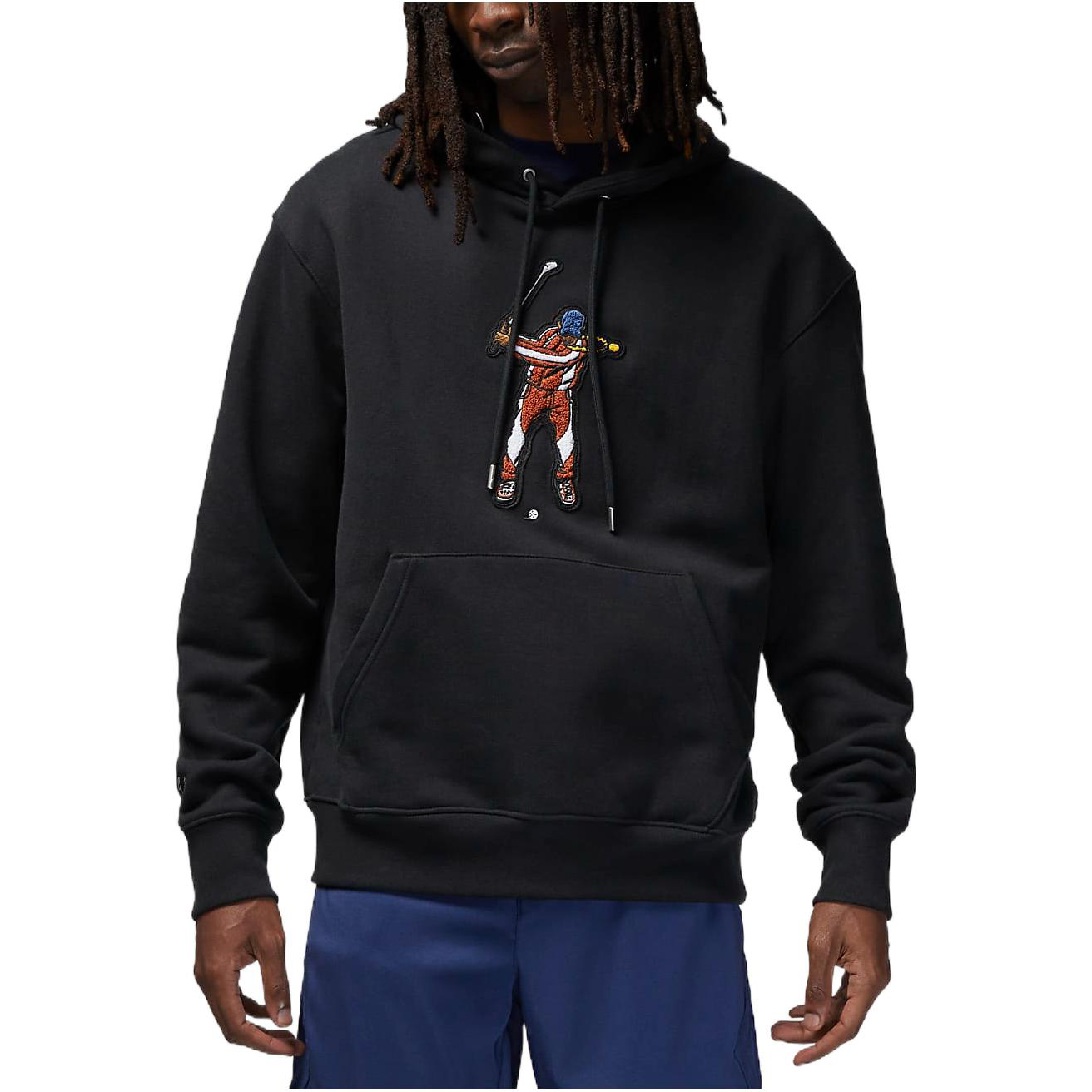 Jordan Eastside Golf FW22 Embroidered Hoodie Black - Asia Edition DV1888-010 圖 5